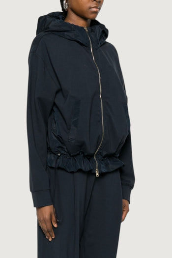 HERNO-JC000096D50069 9200-FELPA CON TAFFETA' E ZIP