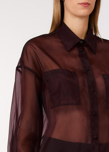 LIU JO COLLECTION-CA6343T6870 P9646-CAMICIA CON TASCHE 
