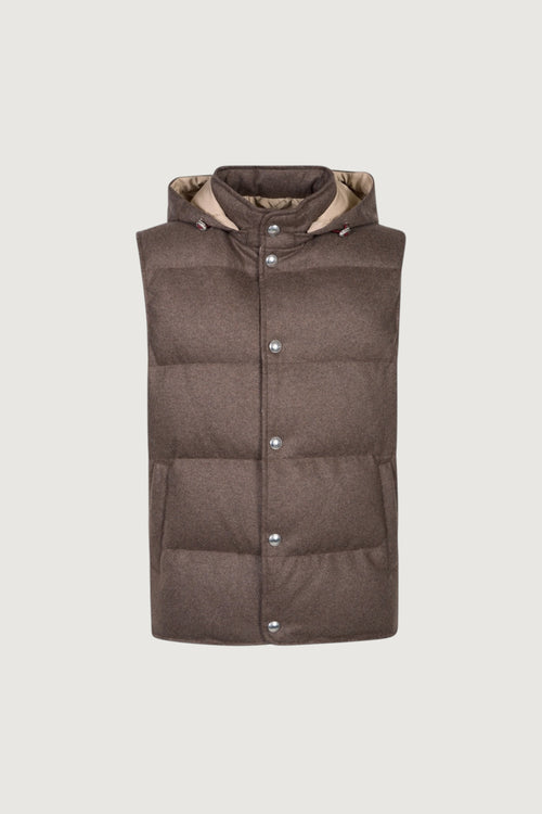 ELEVENTY-N75GILH04TES0N168 05-GILET CAPPUCCIO STACCABILE 