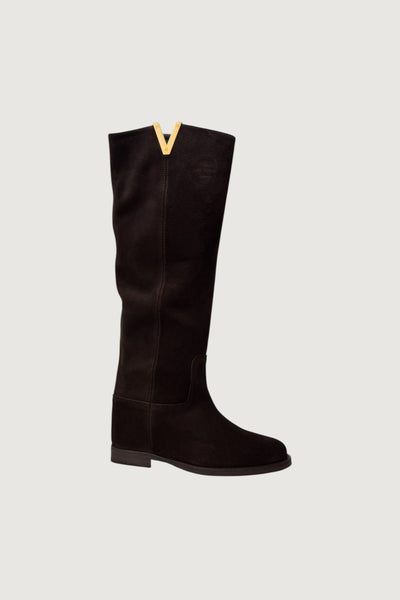 VIA ROMA 15-2568 TDM -STIVALE VELOUR 
