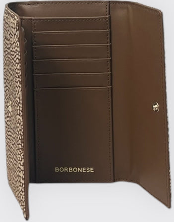 Portafoglio medium c/patta e zip  BORBONESE 930115I15 994 - 3