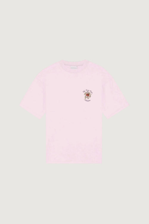 DRòLE DE-JTS210CO002 LPI-T-Shirt Slogan Rose