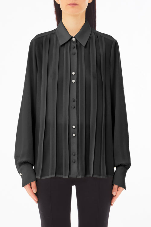 Ecs camicia con pieghe
