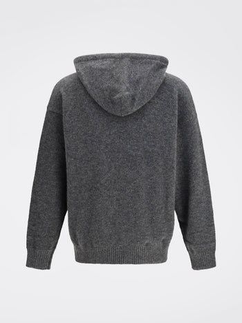 LANEUS-F6LAMAKH061 100-KNITTED HOODIE