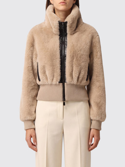PINKO-107040A3E7 C32-BAGELS BOMBER ASPEN ASPETTO VI