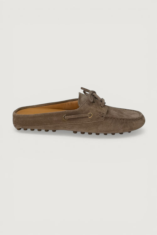 TOD'S-XXW22L0KB70M8W C413-GOMMINO 22L SABOT MOCASSINO BARCA