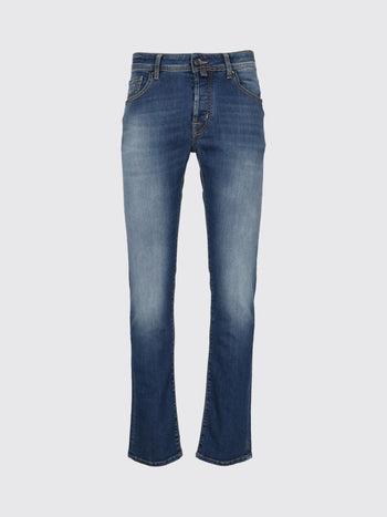JACOB COHEN-JUMQE006030S3623V2 300D-PANT 5 PKT SLIM FIT NICK DENIM BLUE STR (10,00 OZ)
