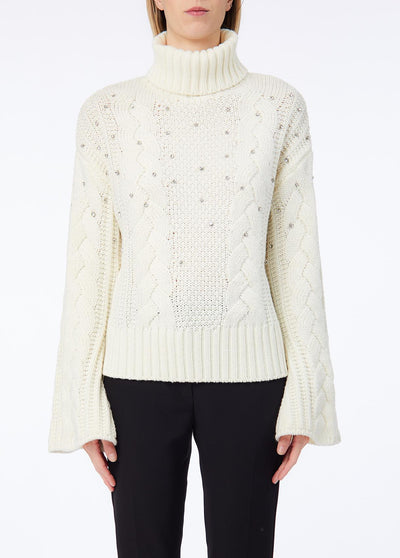 LIU JO COLLECTION-CF6116MA37R 10701-MAGLIA CHIUSA M/L GODET E RIC.