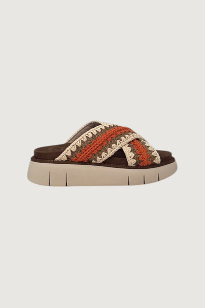 MOU-MU.SW531015K RDPBRO-BOUNCE SANDAL RAFFIA