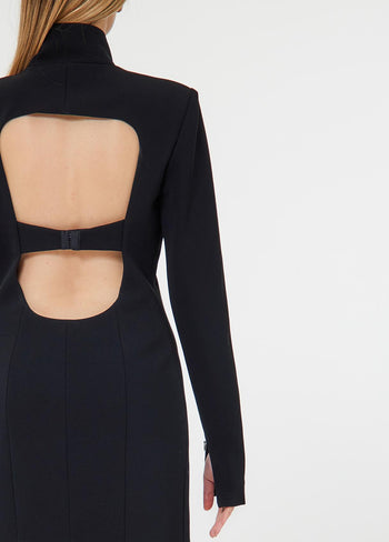 LIU JO COLLECTION-CF6087J3994 22222-ABITO CON CUT-OUT SUL DIETRO