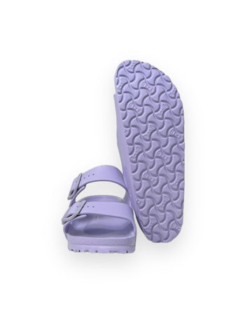 Quattro Stagioni Arizona EVA purple EVA sandals with adjustable buckle straps and contoured footbed.