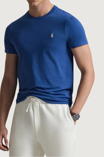 Maglietta in cotone custom slim-fit POLO RALPH LAUREN UOMO 710671438 537 - 3