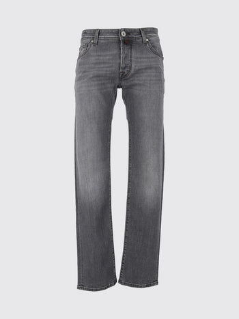 JACOB COHEN-JUMQE006030S4286V3 600D-PANT 5 PKT SLIM FIT NICK DENIM BLACK STR (10,5 OZ)