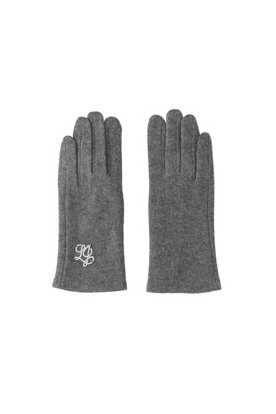 LIUJO ACCESSORI-2F6057T0300 63850-GUANTI TESSUTO MELANGE