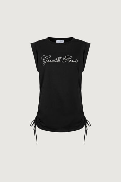 T-shirt con arriccio