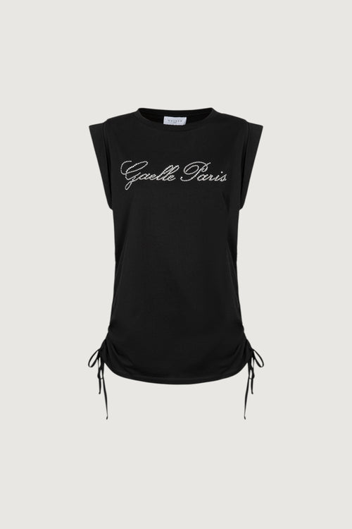 T-shirt con arriccio