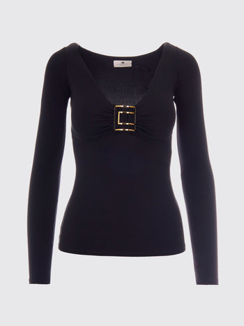 ELISABETTA  FRANCHI-MD00567E2 110-WOMEN'S SWEATER