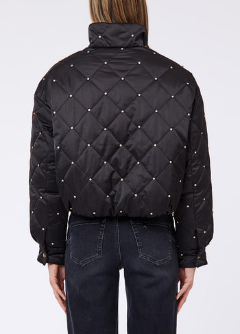 LIU JO WHITE-WF6060T682A 22222-BOMBER OVATTA CROPPED
