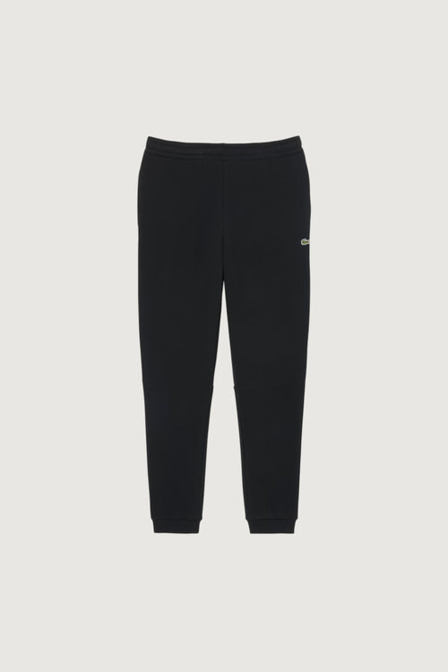 LACOSTE-XH8869 031-Pantaloni della tuta tapered fit in tessuto felpat