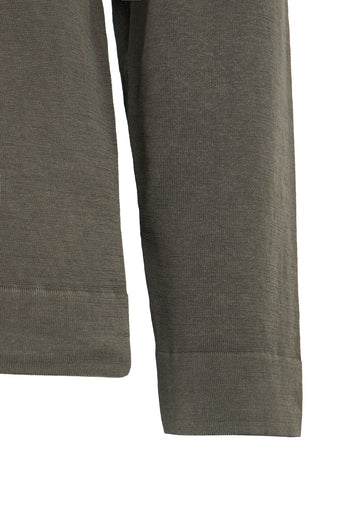Long Sleeve Crew Neck Sweater - 4
