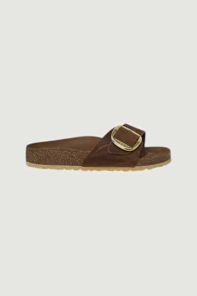 BIRKENSTOCK-1006525 COGNAC-MADRID BIG BUKKLE 