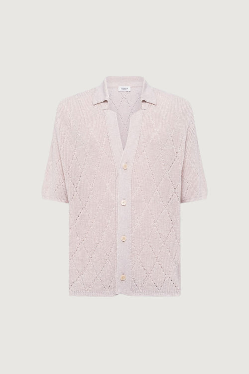 LANEUS-S6LAMAKS105 015-KNITTED SHIRT