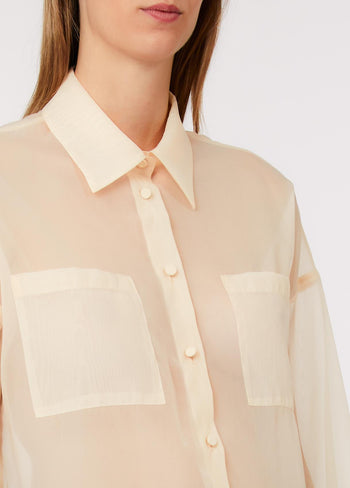 LIU JO COLLECTION-CA6343T6870 P9644-CAMICIA CON TASCHE 