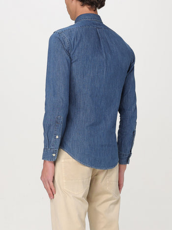 Camicia sportiva in denim slim-fit - 2