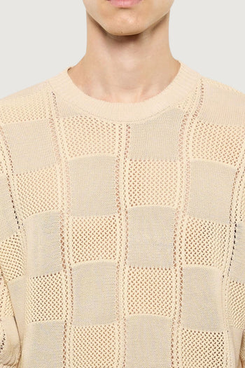LANEUS-S6LAMAKE110 015-KNITTED T-SHIRT