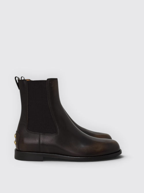 TOD'S-XXW07M0KO20VFQ S600-CUOIO 07M TRONCH.ELAST.GOMMINI MET