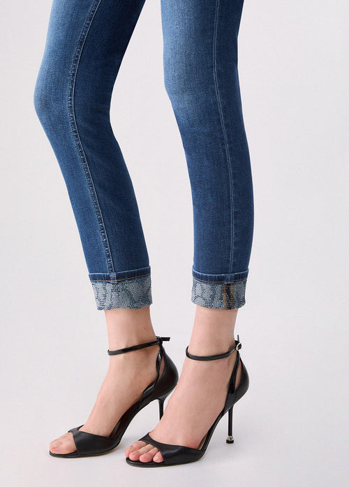 LIU JO BLUE DENIM-UF6006D0305 79077-B.UP MONROE REG.W.