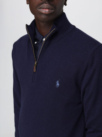 POLO RALPH LAUREN UOMO-710876756 001-Maglia in lana con cerniera
