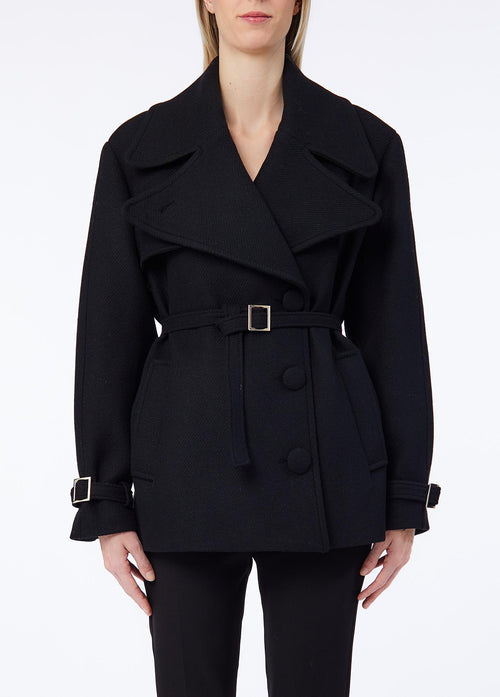 LIU JO COLLECTION-CF6049T3575 22222-ECS CAPPOTTO CINTURATO
