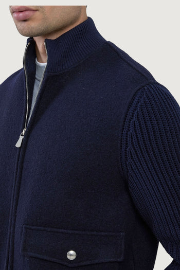 ELEVENTY-N75GBTN10TES0N275 19-11-GIUBBINO FULL ZIP 