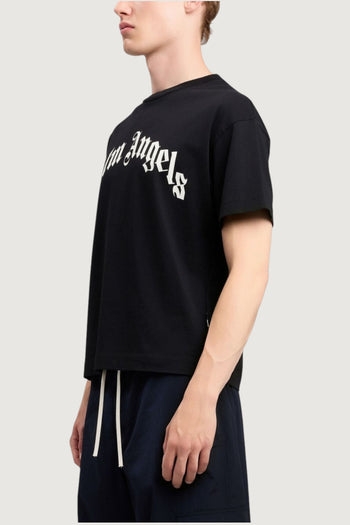 PALM ANGELS-PMAA109S26JER00G 1003-CURVED LOGO REGULAR TEE