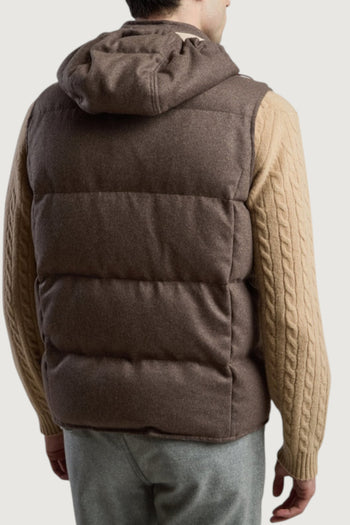 ELEVENTY-N75GILH04TES0N168 05-GILET CAPPUCCIO STACCABILE 