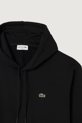 LACOSTE-SH8863 031-Felpa con cappuccio in tessuto felpato