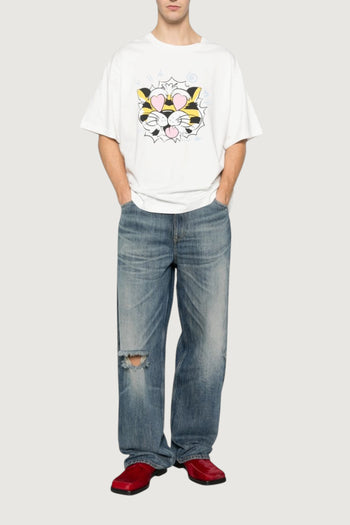 KENZO-FG55TS4034SG 02-KENZO WILD TIGER OVERSIZE T-SH