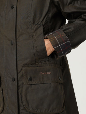 BARBOUR-LWX0668 OL71-CLASSIC BEADNELL WAX JACKET  