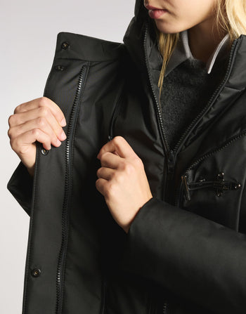 FAY-NAW59533830ZXE B999-TOGGLE COAT TECNICO+DB FRONT STAC.