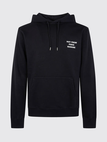 DRòLE DE-PERMHO162CO127 BL-Bold Slogan Hoodie