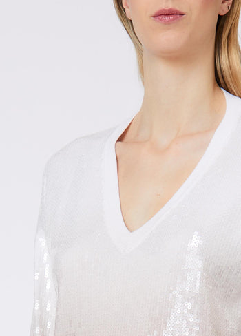 LIU JO WHITE-WF6178MS49I L9203-ECS MAGLIA CHIUSA SHADED PRINT