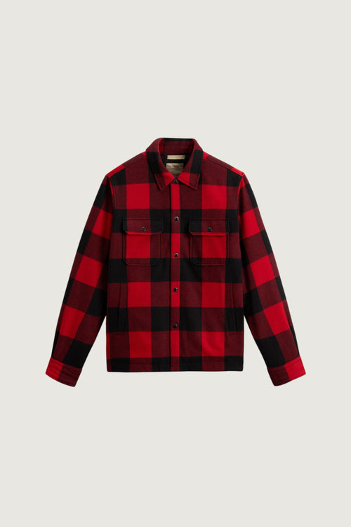 WOOLRICH-CFWOOS2018MBUT3046 5321-WOOL CHECK ALASKAN SHIRT 