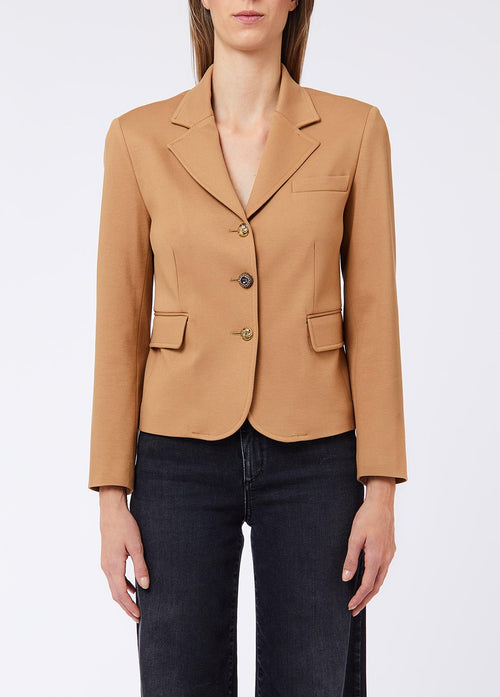 LIU JO WHITE-WF6283J9189 51020-GIACCA FITTATA