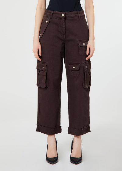 LIU JO COLLECTION-CF6227T1819 X0807-PANT.CON TASCONI