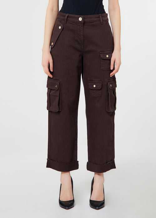LIU JO COLLECTION-CF6227T1819 X0807-PANT.CON TASCONI