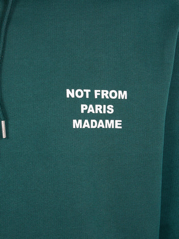 DRòLE DE-PERMHO162CO127 DGN-Bold Slogan Hoodie