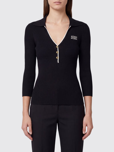 ELISABETTA  FRANCHI-MK17B66E2 685-WOMEN'S KNITTED SWEATER