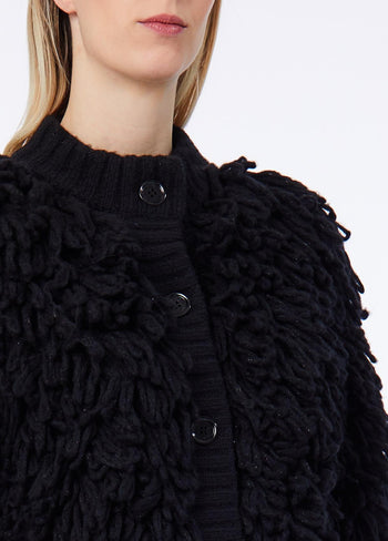 LIU JO COLLECTION-CF6055MA64S A3836-CAPPOTTO MAGLIA PUNTO PELLICC.