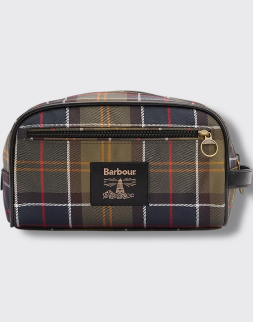 Tartan washbag